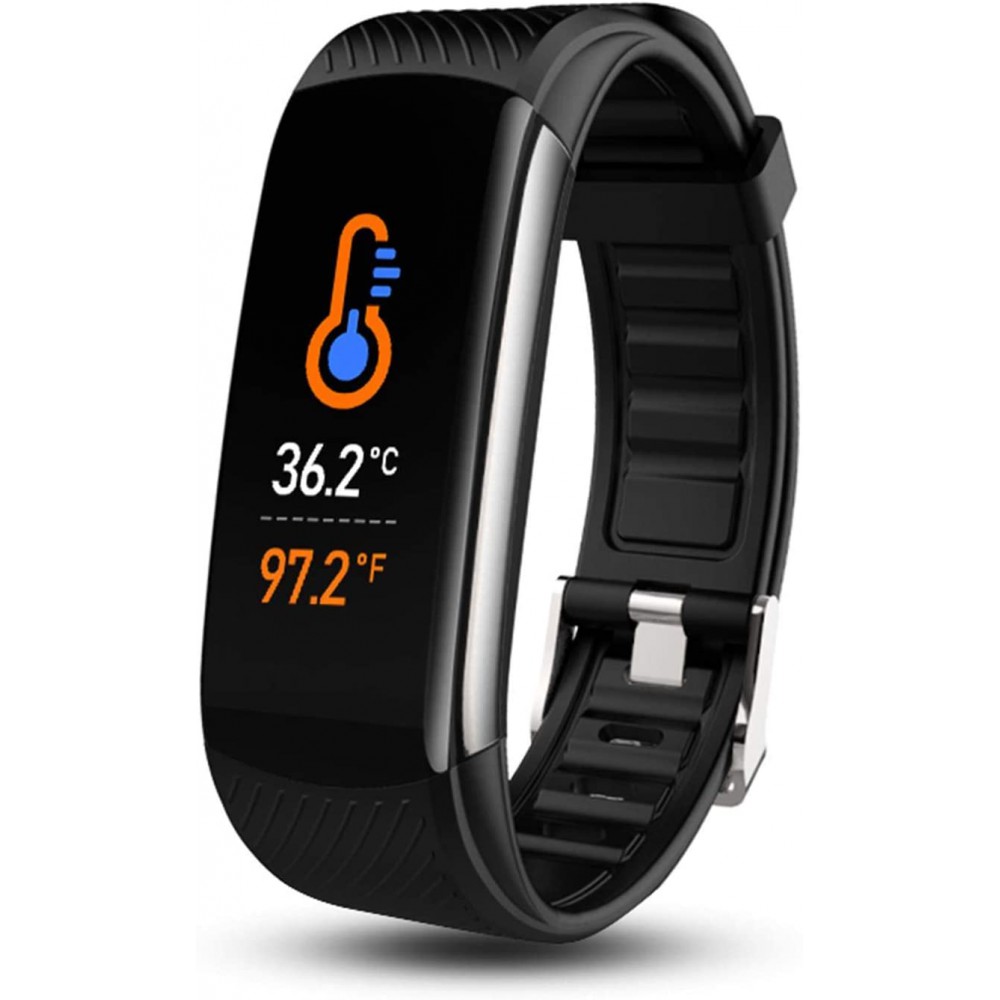 Smart Watch, Fitness Tracker with Body Temperature Thermometer Blood Oxygen Heart Rate Blood Pressure Monitor Sleep Monitor Step Counter Pedometer Calorie Counter IP67 Waterproof for Women Men Kids Smart Watch, Fitness Tracker with Body Temperature Thermometer Blood Oxygen Heart Rate Blood Pressure Monitor Sleep Monitor Step Counter Pedometer Calorie Counter IP67 Waterproof for Women Men Kids